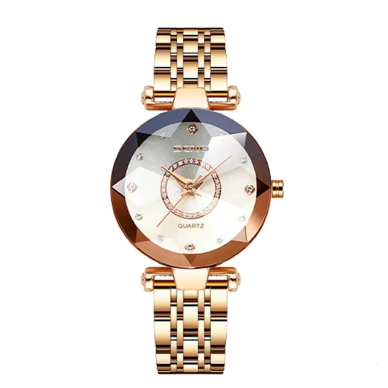 Relógio Diamante Luxo Anti Impacto - Seno - Apex Descontos