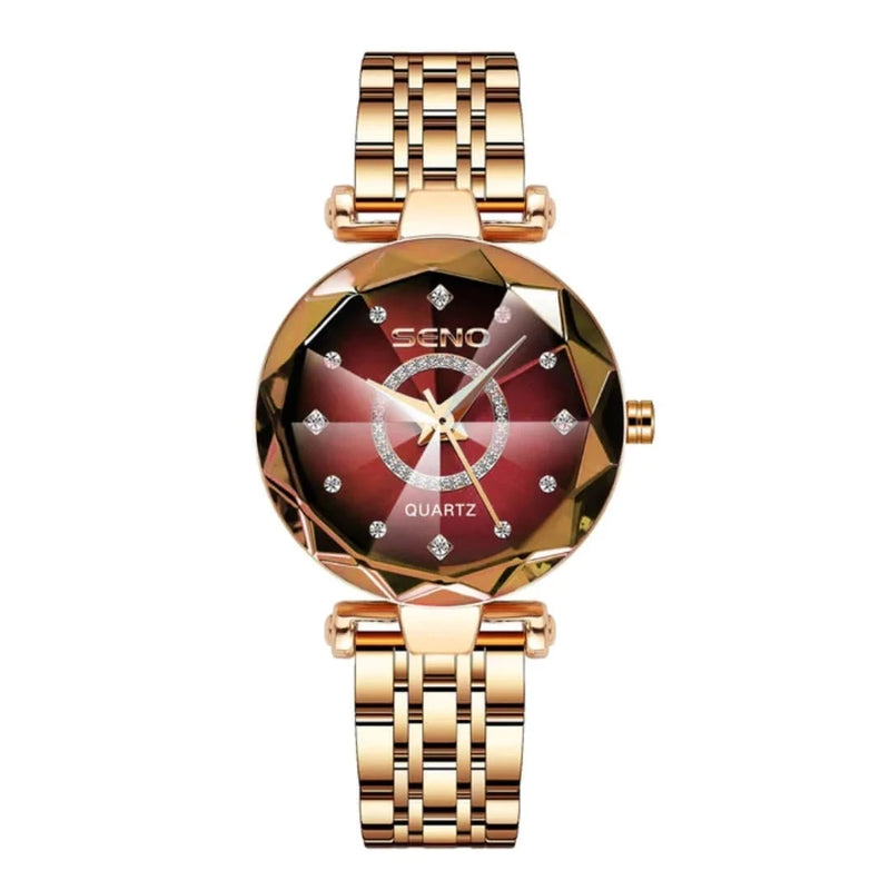 Relógio Diamante Luxo Anti Impacto - Seno - Apex Descontos