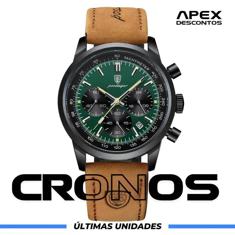 Relógio Cronos Elite 501™ + Brinde Exclusivo - Apex Descontos