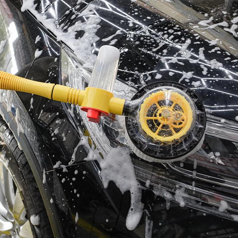 Kit Pincel Limpeza Automotiva, Escova Giratória para Lavar Carro, Escova Giratória para Lavar Carros, Escovas para Lavagem de Carros