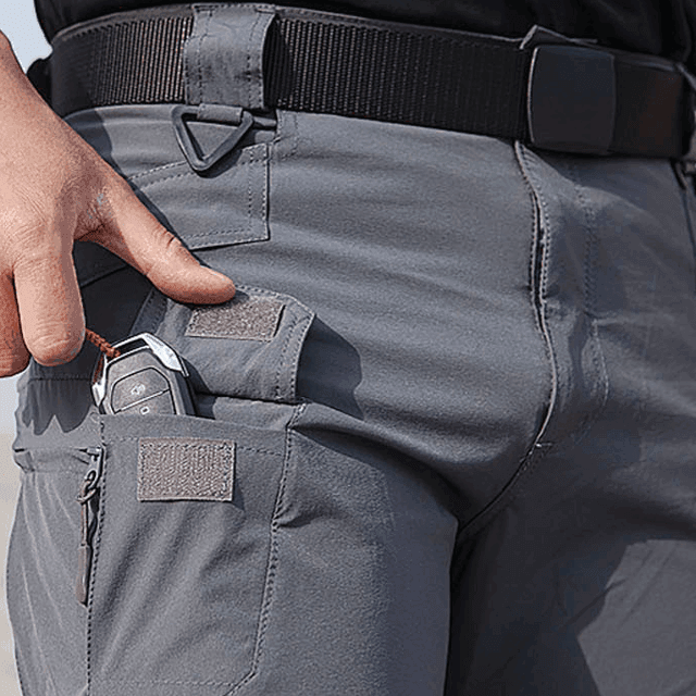 calça tática militar 8 bolsos com regulagem na cintura